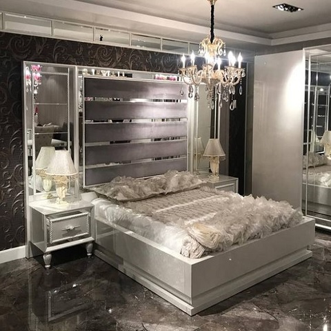 Paslanmaz Metal Luxury Yatak Odası