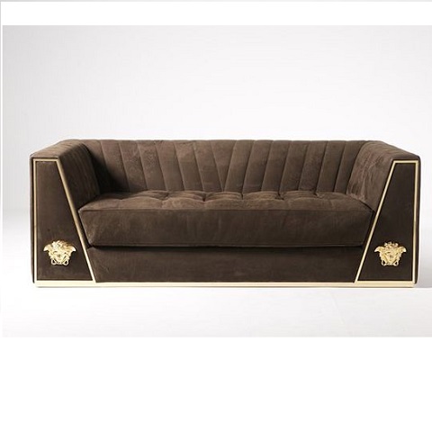 Luxury Kapitone Kahverengi Koltuk